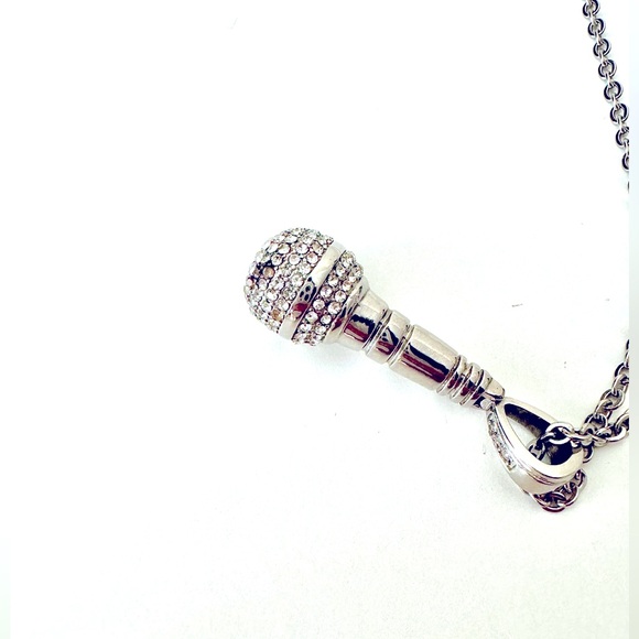SILVER MICROPHONE Necklace - Picture 4 of 5